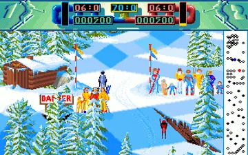 Advanced Ski Simulator screen shot game playing